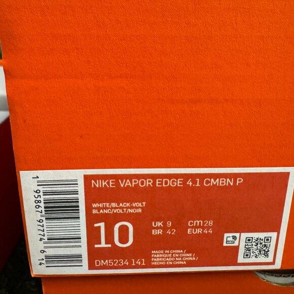 Nike Vapor Edge 4.1 CMBN PE NFL Combine Football Cleats Men's DM5234-141 NEW - Picture 10 of 10